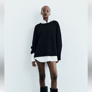 Zara ribbed knit sweater